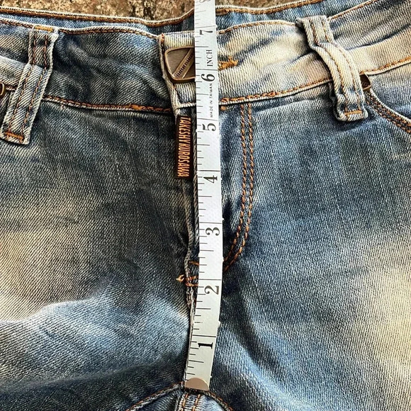 Takeshy Kurosawa Distressed Sandblasted Jeans Made in Italy 100% Cotton 29 29x33 - Picture 7 of 13